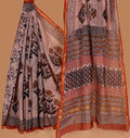 Phulwari, Traditional Motifs Handblock Printed Kotadoriya Saree
